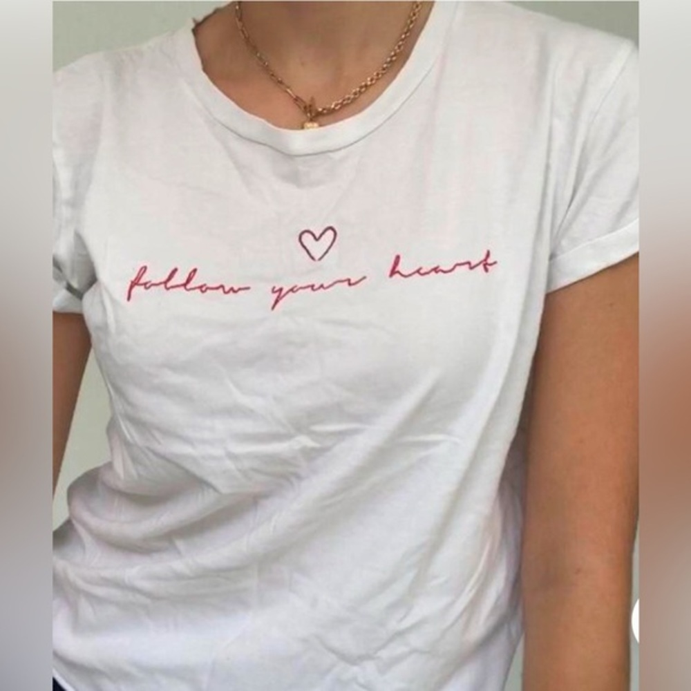 Topshop Follow Your Heart Tee 6